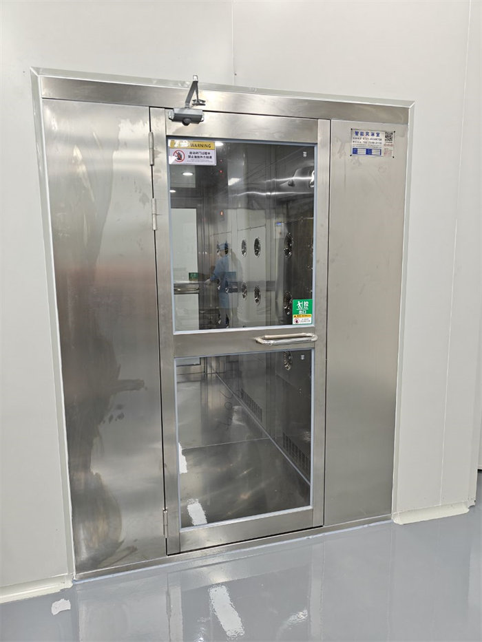 雙人雙吹不銹鋼風淋室出口怎么換